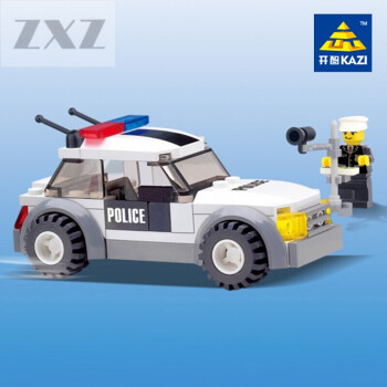 兼容乐高开智积木拼装警察局系列玩具城市汽车6男孩子8警车10岁12