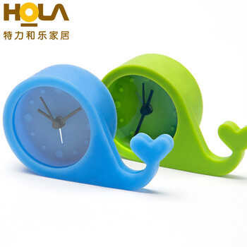 HOLA特力和乐 梦幻彩虹/硅胶猫咪创意迷你闹钟 多款可选原特力屋 彩虹粉