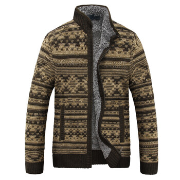 2015秋冬针织<em>开衫男</em>衫<em>线</em>衫<em>加</em>绒保暖外套加厚