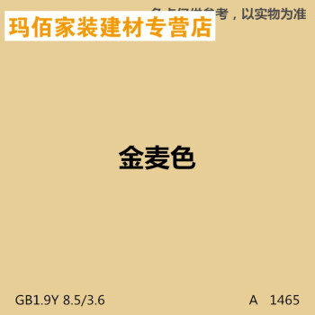 环保外墙漆防水防晒耐久乳胶漆白色阳台彩色刷墙油漆室外涂料 金色 金