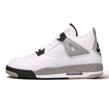 耐克\/Air Jordan 4 White Cement AJ 4 白水泥 女