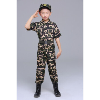 儿童陆军军装套装 特种兵 野战服男孩 中小学生 春夏
