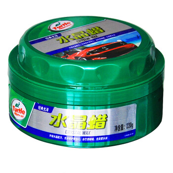 
                                        
                                                            龟牌（Turtle Wax）金龟增艳蜡汽车蜡新车蜡打蜡抛光去污划痕水晶棕榈蜡美容车蜡白色车漆专用蜡G-2050 220g                