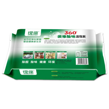 
                                        
                                        绿润 360除甲醛活性炭包600g去味汽车家用除味                
