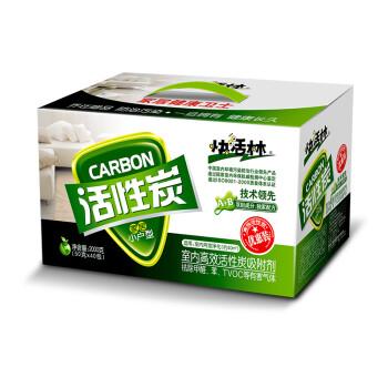 快活林活性炭精品装装修除味除甲醛汽车除味竹炭活性炭包2000g 京东配送货到付款