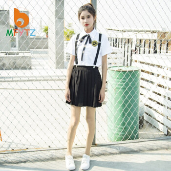 日韩校服班服夏季韩版潮学生学院风套装韩国初高中英伦风女制服 短袖