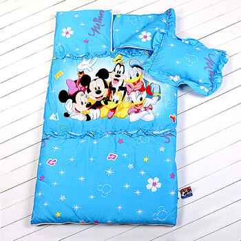 卡诺.奇 迪士尼 儿童全棉卡通加厚睡袋 展开14