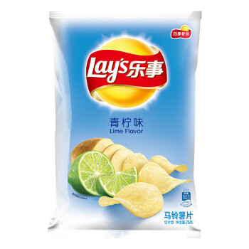 乐事 Lay's 薯片 青柠味75克