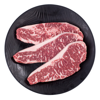天谱乐食 澳洲M5和牛西冷牛排组合装 150g/袋*3  原切牛肉 进口生鲜