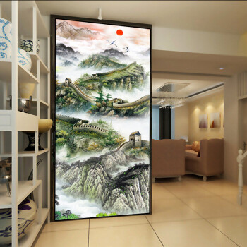
                                        千尚十字绣客厅新款5d钻石画大幅满钻钻石绣魔方钻钻玄关风景十字绣风景走廊过道画 高端定制 无缝方钻满钻全贴钻 200*90厘米+多配30%钻+免费补钻+全套工具                