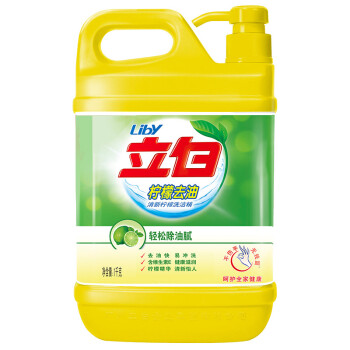 立白 柠檬去油洗洁精（清新柠檬）1kg/瓶