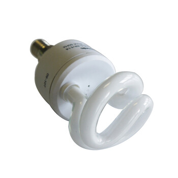 松下（Panasonic）螺旋型节能灯5W E14灯头 冷光/日光色 10支装