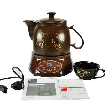 
                                        
                                                            天际(TONZE)养生壶3L 全自动中药壶 陶瓷煎药壶 分体BJH-W300G                