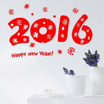 
                                        居梦坞 2019年雪花贴饰/元旦新年春节装饰品店铺橱窗贴玻璃贴纸 可贴60*150cm                