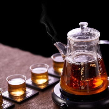 winhome蒸茶壶全自动玻璃加厚电茶壶花茶壶煮茶器黑茶