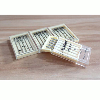 日本真善美JANOME多功能缝纫机用机针9号11号14号16号蓝针11号 11号机针用于缝纫普通厚度的布料