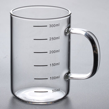 加厚玻璃量杯带刻度玻璃 家用量杯有刻度玻璃杯计量杯
