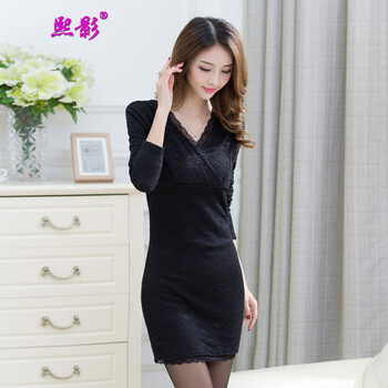 熙影 马甲女款2015秋装新款 修身羽绒服冬中长款连帽背心 杏色 L