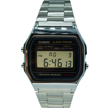 现货日本卡西欧手表男casio a158wa-1钢带复古学生防水电子表 男款a