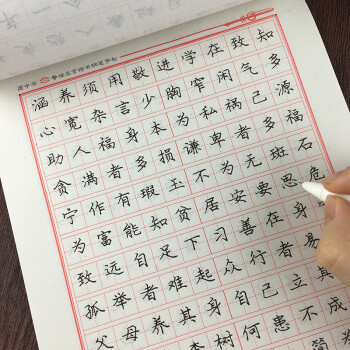 庞中华楷书字帖中小学生练字板儿童初学者硬笔临摹正楷练字帖速成