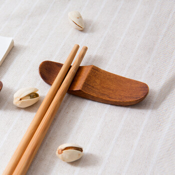 日式木质筷架筷托创意家用餐具收纳架厨房勺子筷子托托筷枕筷子架