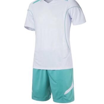2016足球服 学校球服定做 可印号LOGO字 白色
