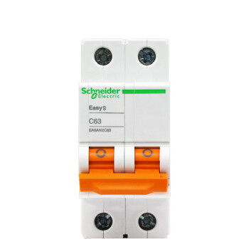 施耐德电气（Schneider Electric）空气开关 家用微型断路器 双进双出 家用总闸 2PC63A EA9系列EA9AN2C63R