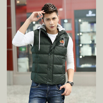 DANJIESHI2014秋冬新款男士棉<em>马甲</em>韩版修身