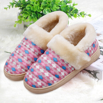恋家 冬季棉鞋包跟棉拖鞋女粉色 38/39 LJ8262