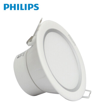 飞利浦PHILIPS LED筒灯天花灯闪烁二代 含LED光源 4寸8w白光