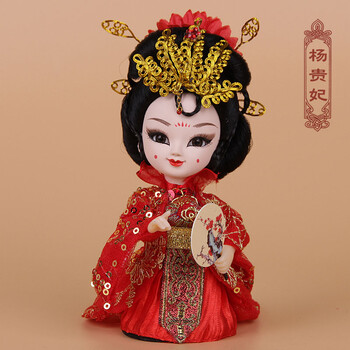 节送女朋友闺蜜中国特色猴年送小朋友老外事出国礼品 四美之杨贵妃