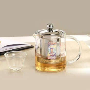 
                                        
                                                            金灶（KAMJOVE）茶壶飘逸杯 功夫茶杯 茶水分离泡茶杯玻璃泡茶壶办公室茶具家用过滤花茶杯 A-01【350ml】                