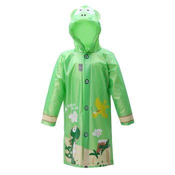 
                                        
                                        正招（kendo）儿童雨衣带书包位小学生雨披小孩卡通雨衣 R1绿色恐龙L码                