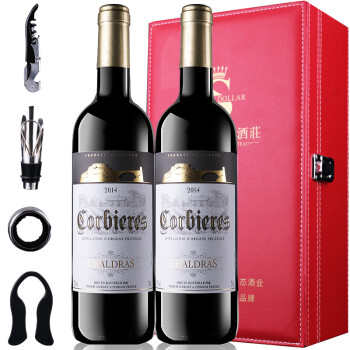 法国进口红酒 查德斯科比埃尔干红葡萄酒 法定