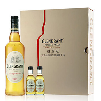 格兰冠(glengrant)单一麦芽礼盒700ml