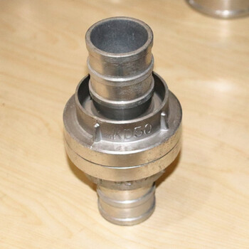 消防水带铝接口水管消防接头dn65/kd50内扣式80/100接