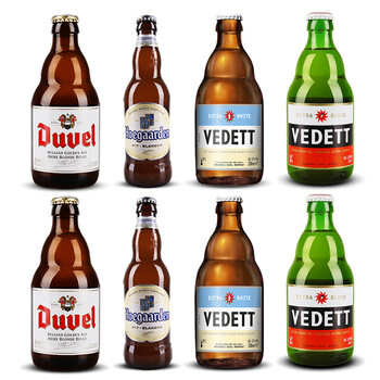 比利时原瓶进口啤酒督威福佳白白熊企鹅啤酒大