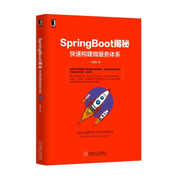 正版 SpringBoot揭秘-快速构建微服务体系 Jav