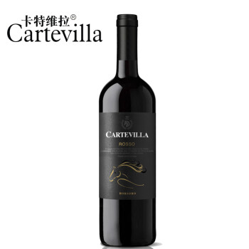 卡特维拉 意大利进口红酒 金驹干红葡萄酒 750