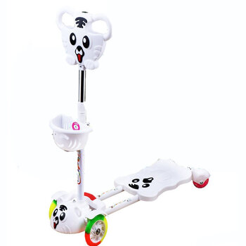 运动户外轮滑滑板 儿童音乐四轮闪光可升降蛙