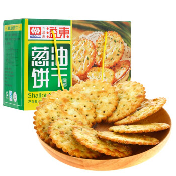 溢东葱油 饼干600g
