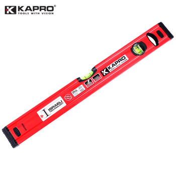 KAPRO开普路水平尺高精度铝合金平衡尺靠尺方管平水尺磁性测量尺水平仪 45cm 两个水泡