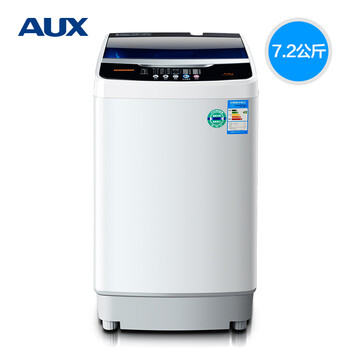 AUX\/奥克斯 XQB72-A1258M 波轮洗衣机全自动 家用 可预约脱干甩干全国联保 透明黑【图片 价格 品牌 报价】-京东