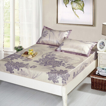 云歌 凉席床包床笠款冰丝席三件套 可水洗机洗