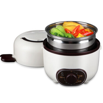 十度良品SD-937S双层电热饭盒加热饭盒不锈钢内胆插电蒸煮电饭盒