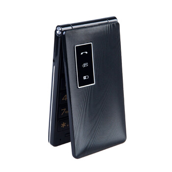 翻盖手机双卡双待2.8寸高清高亮屏铝合金纹理