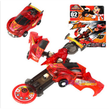 《奥迪双钻 机甲兽神 之 爆裂飞车玩具套装带晶片 竞技自动夺晶变形机器人车 擎锋-疾速系列-爆旋飞龙683112》【摘要 书评 试读】- 京东图书