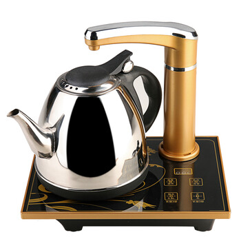 荔江 电茶壶二合一茶具套装茶炉自动上水壶抽水器加水器电热水壶茶具上水器 土豪金 自动上水电热水壶