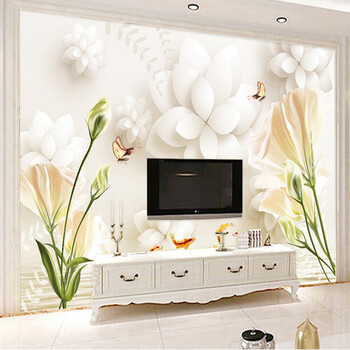 亿贴墙贴无缝3d立体壁画 电视背景壁纸 欧式百