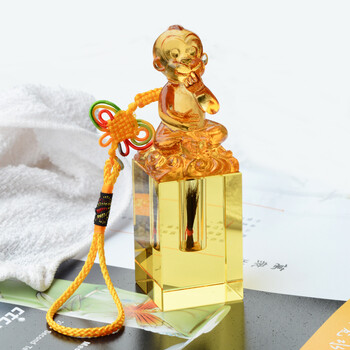 胎毛纪念品猴年宝宝胎发脐带印章出生礼物收藏